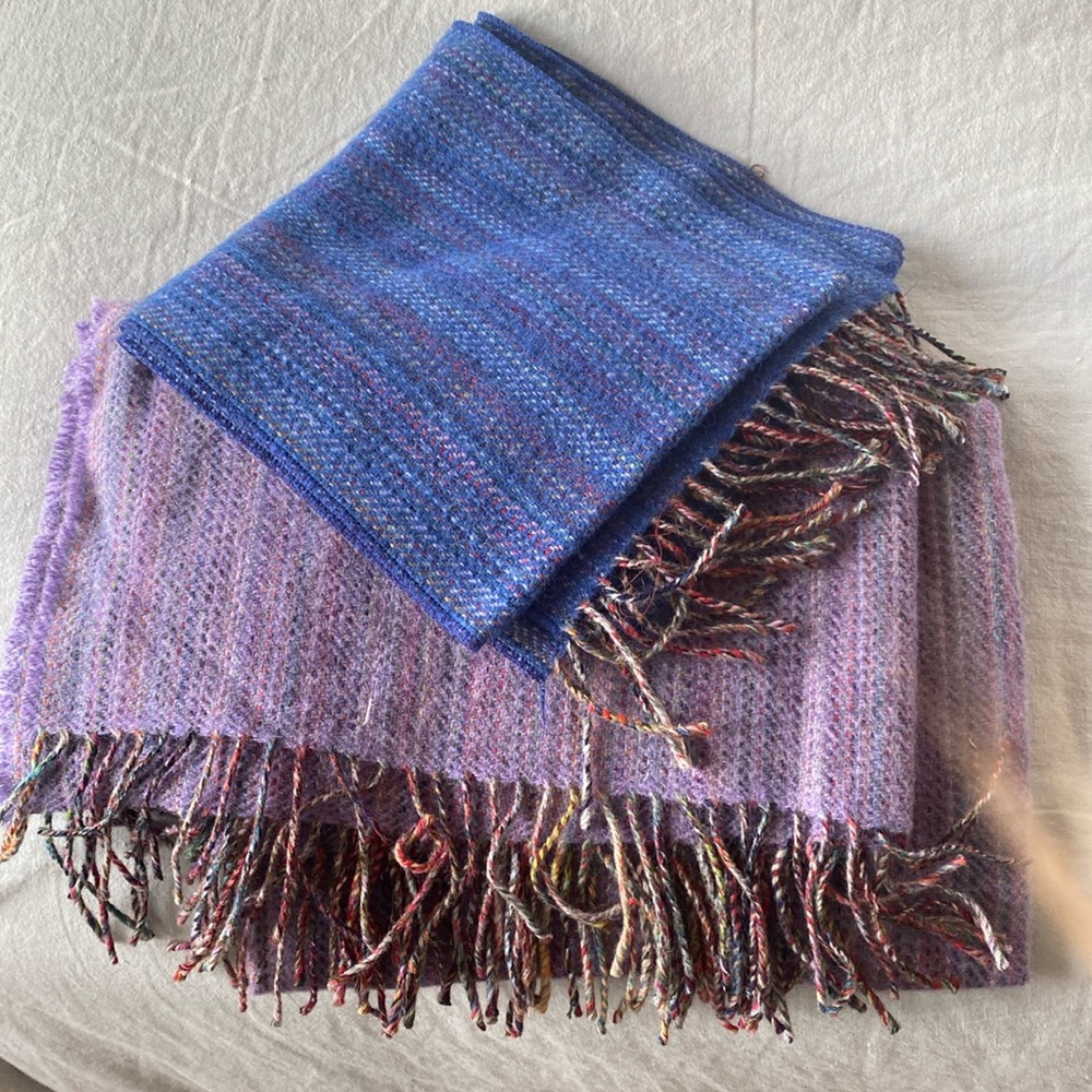 Welsh Hand Woven Wool Pashmina and Scarf